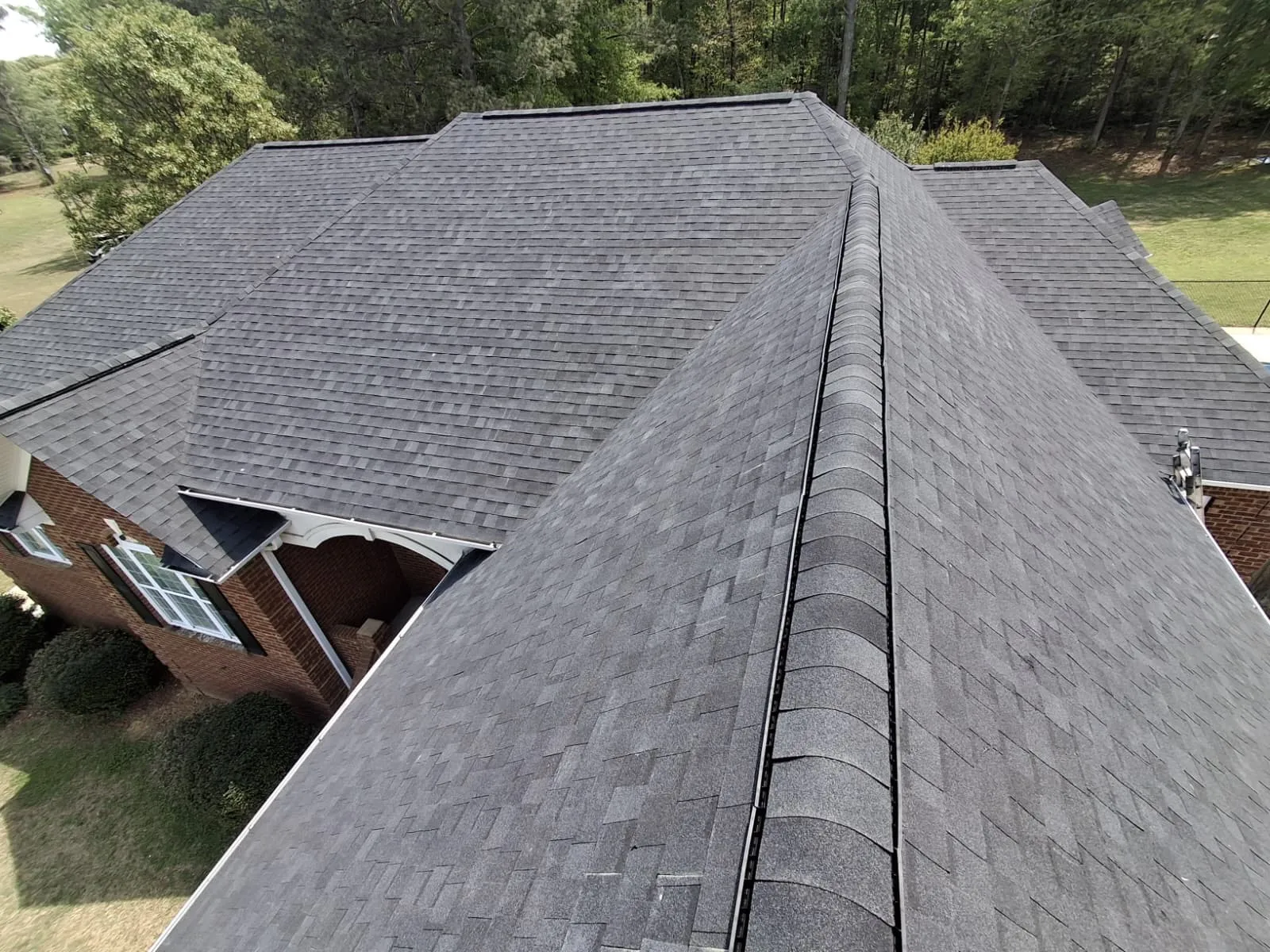 Residential roofing work by Peters Prestigious Properties Inc.