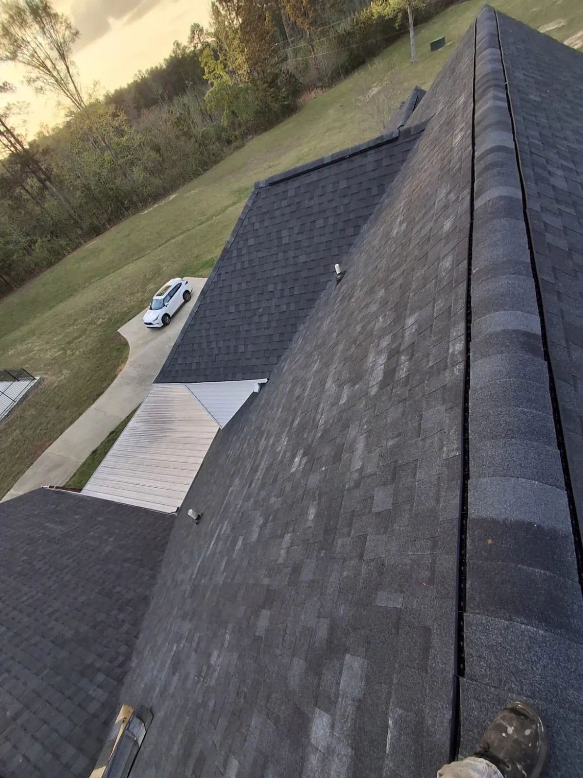 Residential roofing work by Peters Prestigious Properties Inc.