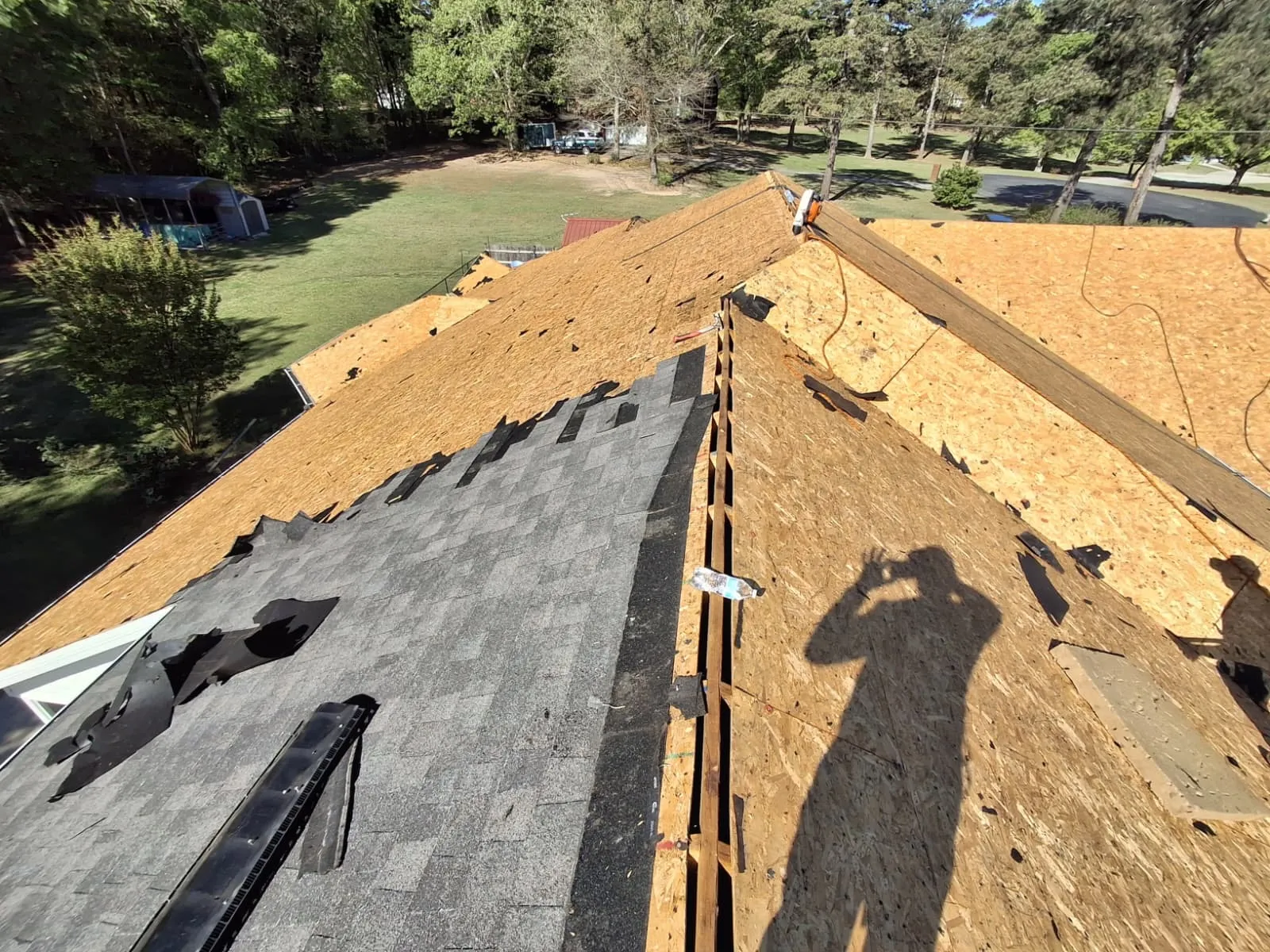 Residential roofing work by Peters Prestigious Properties Inc.